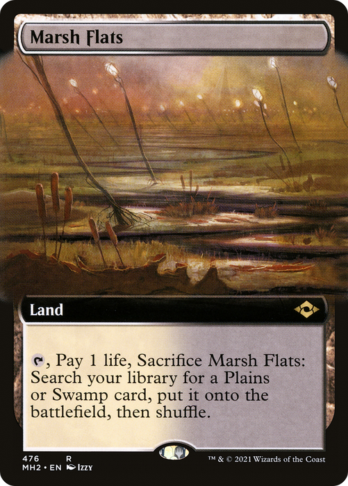 Marsh Flats (MH2-476) - rare: (Extended Art) - Foil