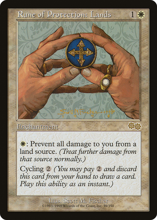 Rune of Protection: Lands (USG-039) - rare