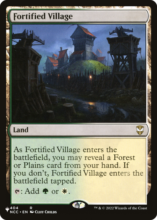 Fortified Village (LIST-NCC-404) - rare