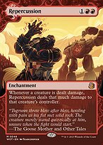 Repercussion (WOT-048) - mythic: (Showcase) (Borderless) - Foil