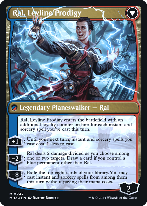 Ral, Monsoon Mage // Ral, Leyline Prodigy (PRE-247S) - mythic - Foil