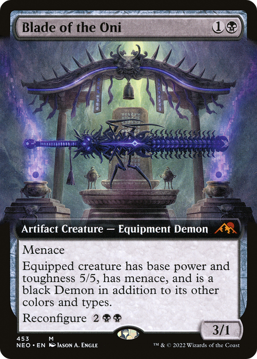 Blade of the Oni (NEO-453) - mythic: (Extended Art) - Foil