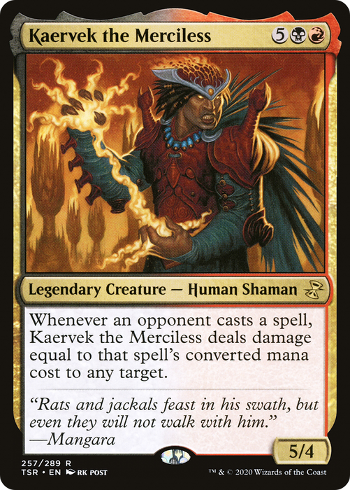Kaervek the Merciless (TSR-257) - rare - Foil