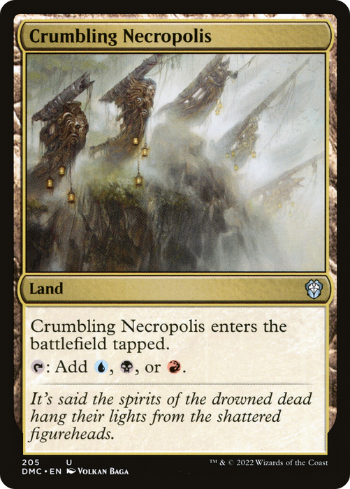 Crumbling Necropolis (DMC-205) - uncommon