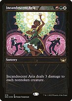 Incandescent Aria (SNC-376) - rare: (Showcase) - Foil
