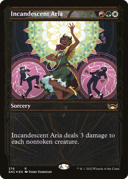Incandescent Aria (SNC-376) - rare: (Showcase) - Foil