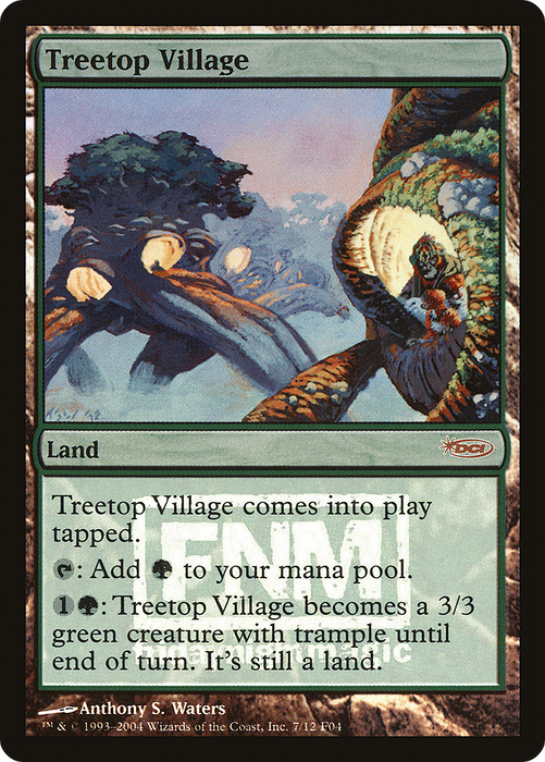 Treetop Village (FNM-007) - rare - Foil