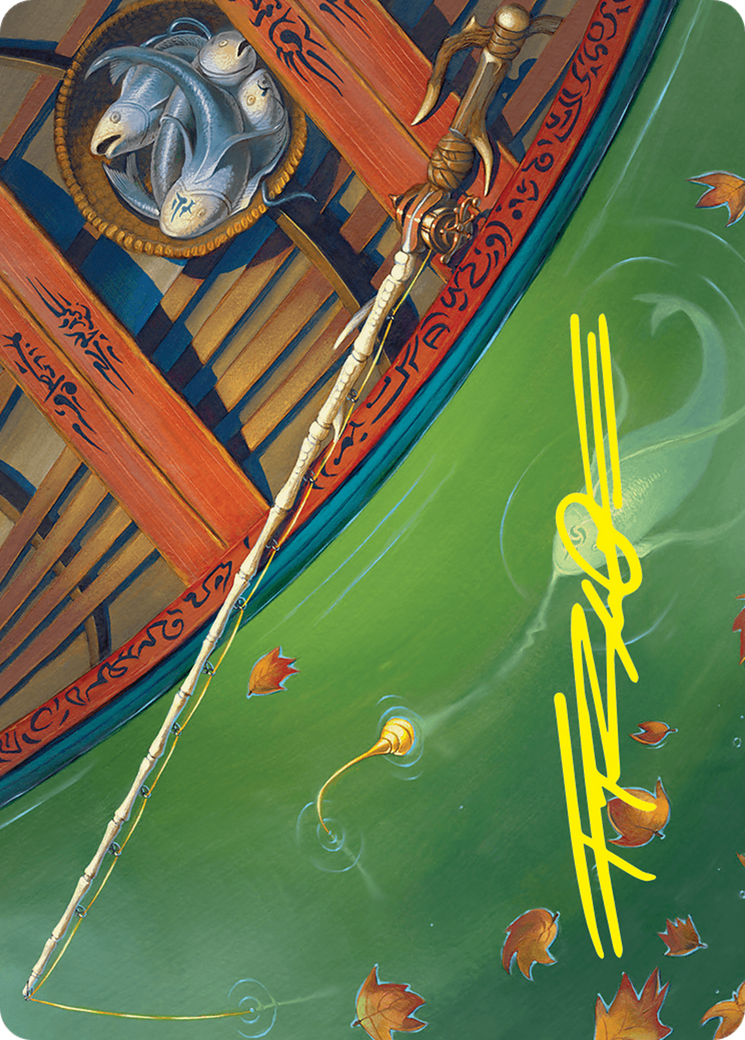 Fishing Pole // Fishing Pole (AFDN-018) - common (Borderless) - Foil