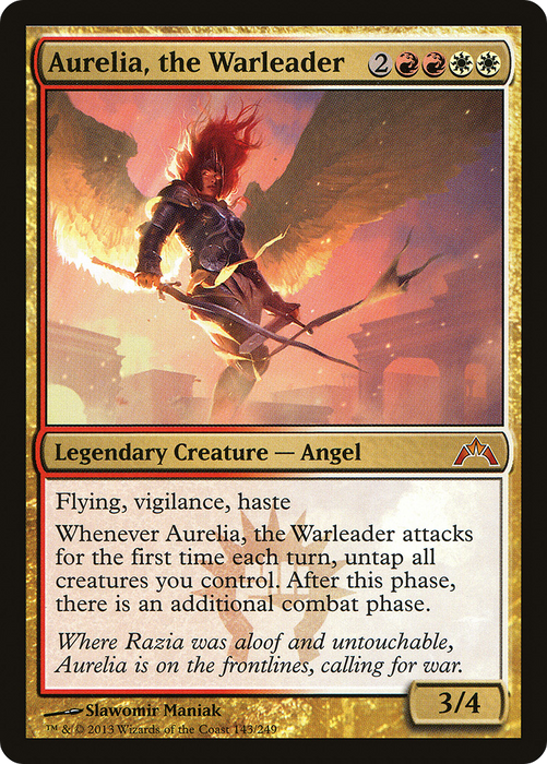 Aurelia, the Warleader (GTC-143) - mythic