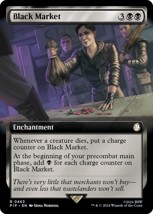 Black Market (PIP-463) - rare: (Extended Art) - Foil