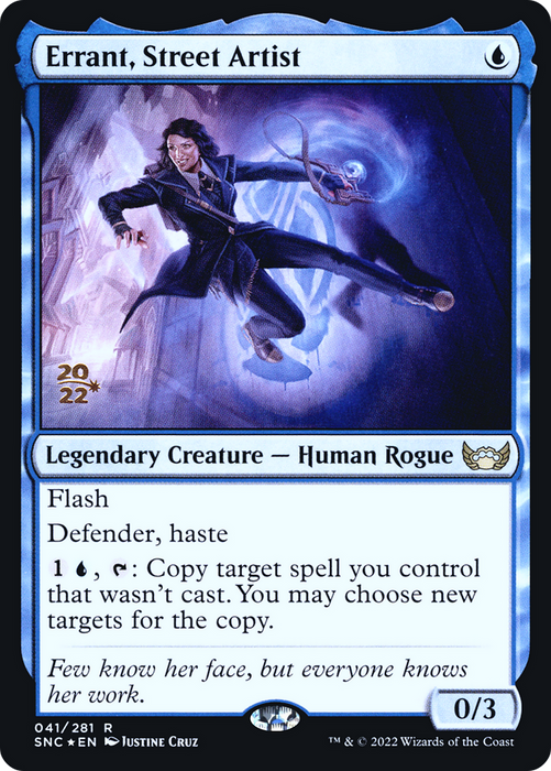 Errant, Street Artist (PRE-41S) - rare - Foil