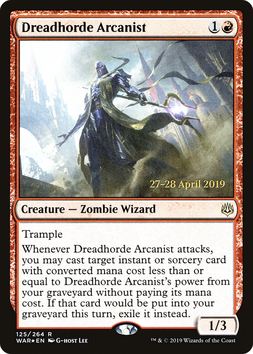 Dreadhorde Arcanist (PRE-125S) - rare - Foil