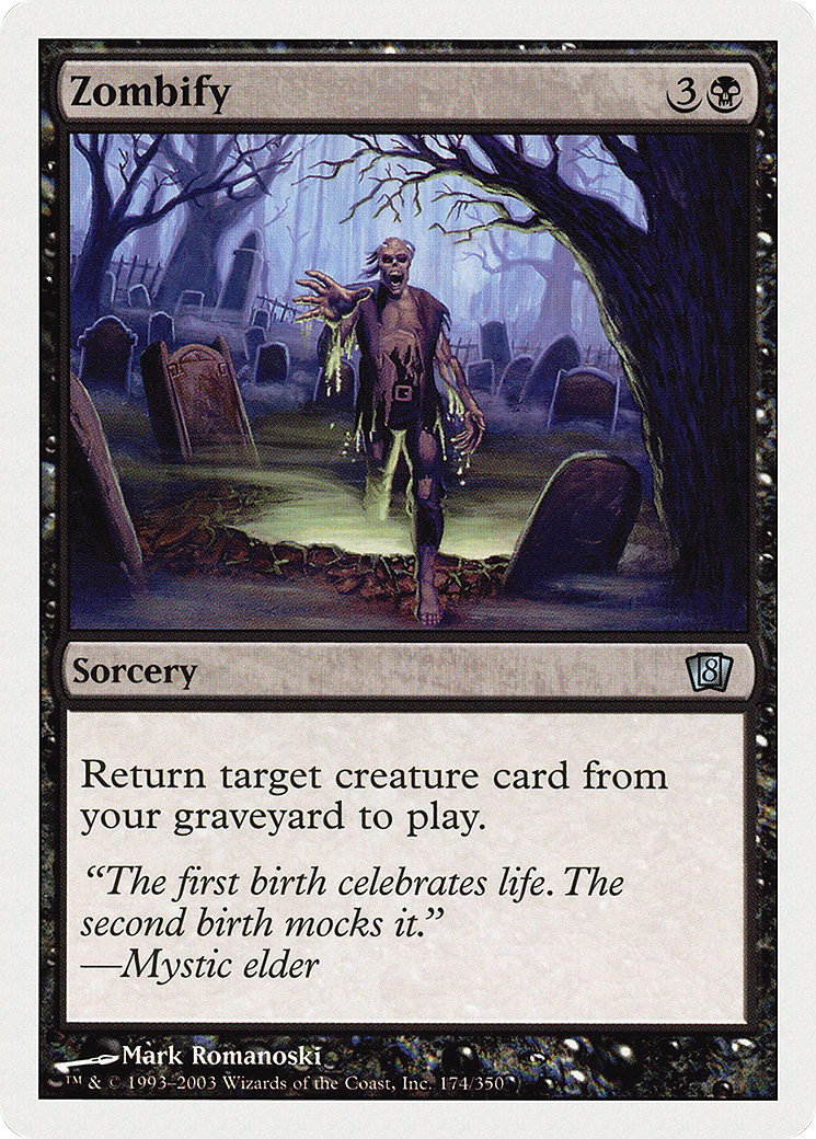 Zombify (8ED-174) - uncommon