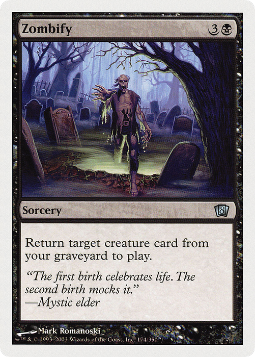 Zombify (8ED-174) - uncommon