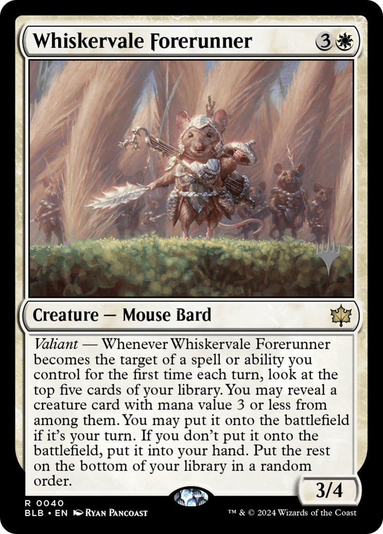 Whiskervale Forerunner (PPBLB-40P) - rare