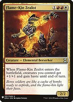 Flame-Kin Zealot (LIST-EMA-201) - uncommon