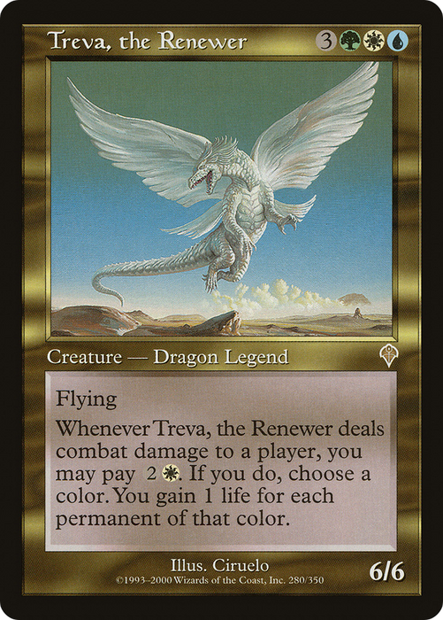 Treva, the Renewer (INV-280) - rare - Foil
