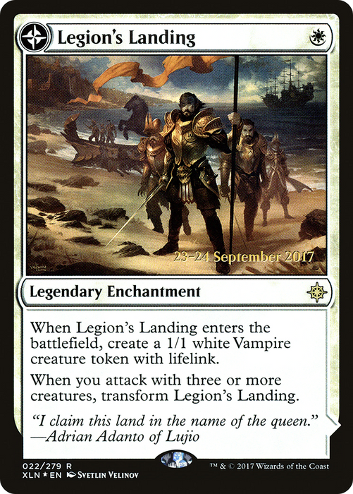 Legion's Landing // Adanto, the First Fort (PRE-22S) - rare: (compasslanddfc) - Foil