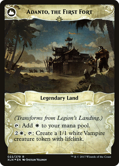 Legion's Landing // Adanto, the First Fort (PRE-22S) - rare: (compasslanddfc) - Foil