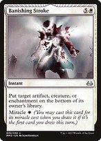 Banishing Stroke (MM3-002) - uncommon: (miracle) - Foil
