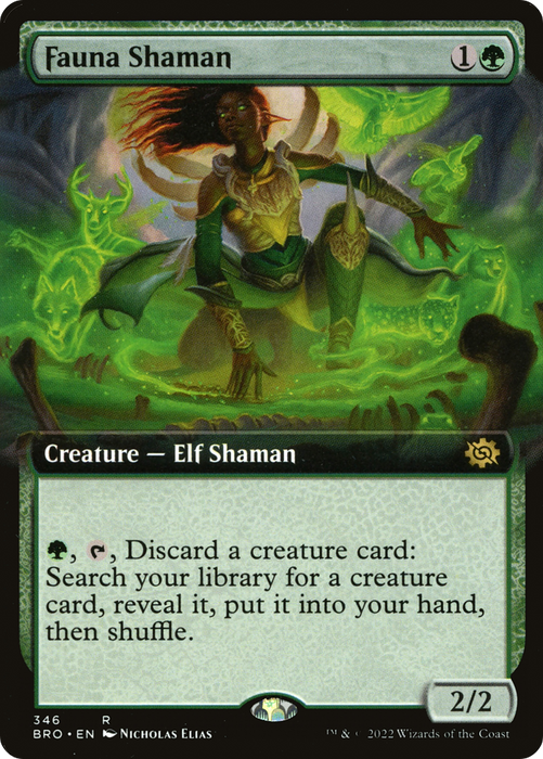 Fauna Shaman (BRO-346) - rare: (Extended Art) - Foil