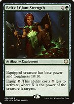 Belt of Giant Strength (AFC-038) - rare