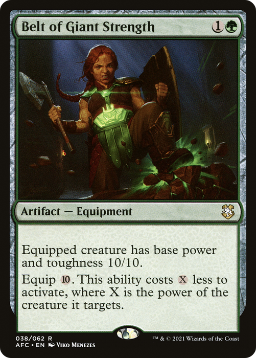 Belt of Giant Strength (AFC-038) - rare