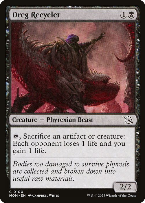 Dreg Recycler (MOM-100) - common - Foil