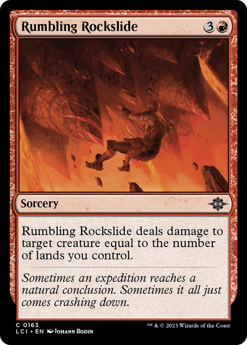 Rumbling Rockslide (LCI-163) - common - Foil