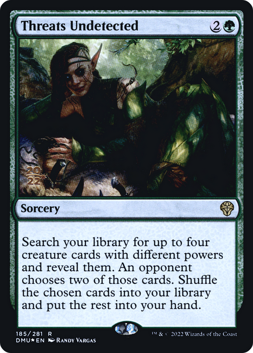Threats Undetected (PRE-185S) - rare - Foil