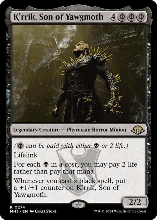 K'rrik, Son of Yawgmoth (MH3-274) - rare - Foil