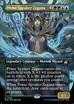 Prime Speaker Zegana (RVR-439) - rare (Borderless) - Foil