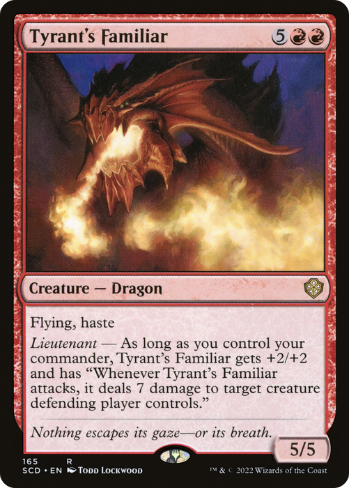 Tyrant's Familiar (SCD-165) - rare