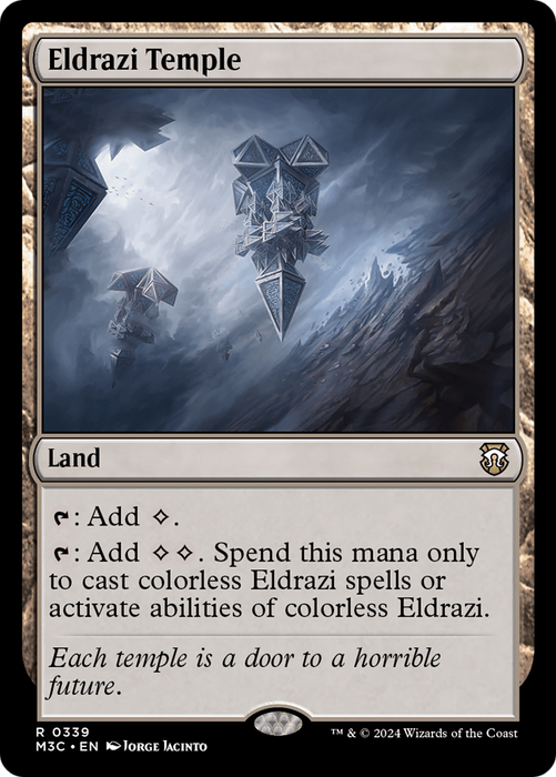Eldrazi Temple (M3C-339) - rare - Foil