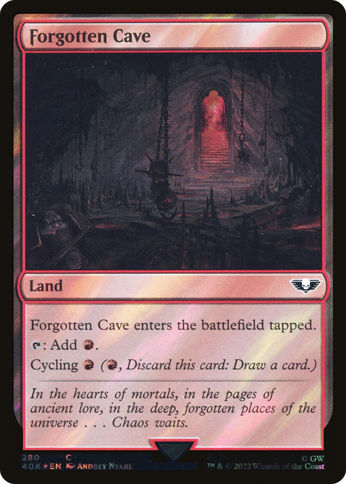 Forgotten Cave (40K-280★) - common - Foil