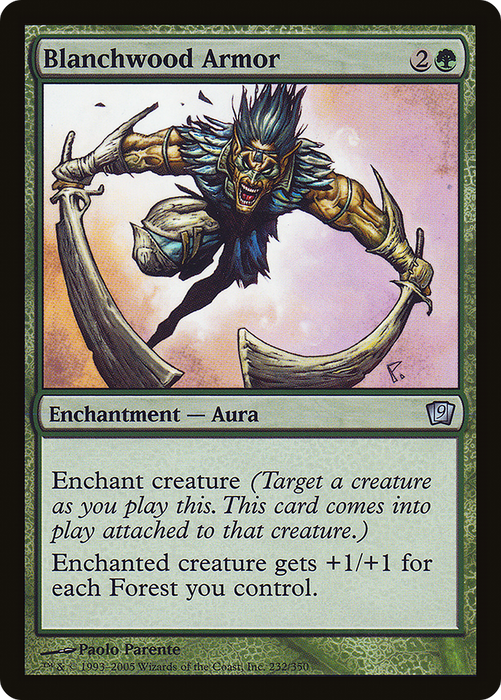 Blanchwood Armor (9ED-232★) - uncommon - Foil
