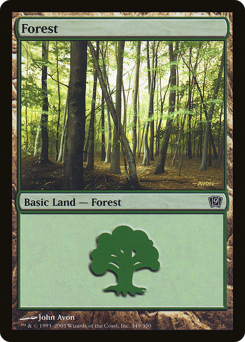 Forest (9ED-349★) - common - Foil