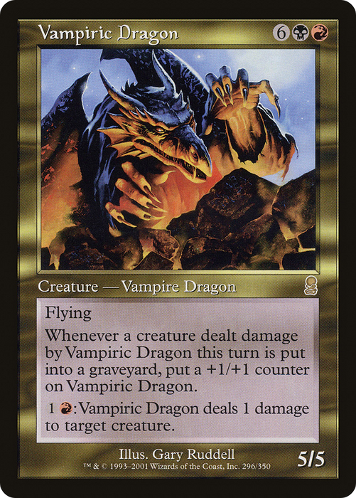 Vampiric Dragon (ODY-296) - rare - Foil