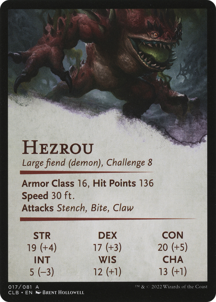 Hezrou // Hezrou (ACLB-017) - common (Borderless) - Foil