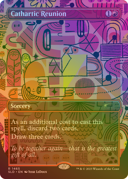 Cathartic Reunion (SLD-1465★) - rare (Borderless) - Foil