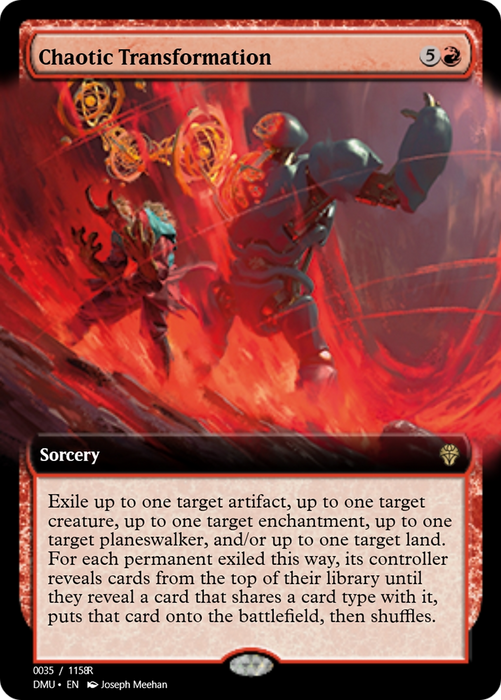 Chaotic Transformation (PRM-103450) - rare - Foil