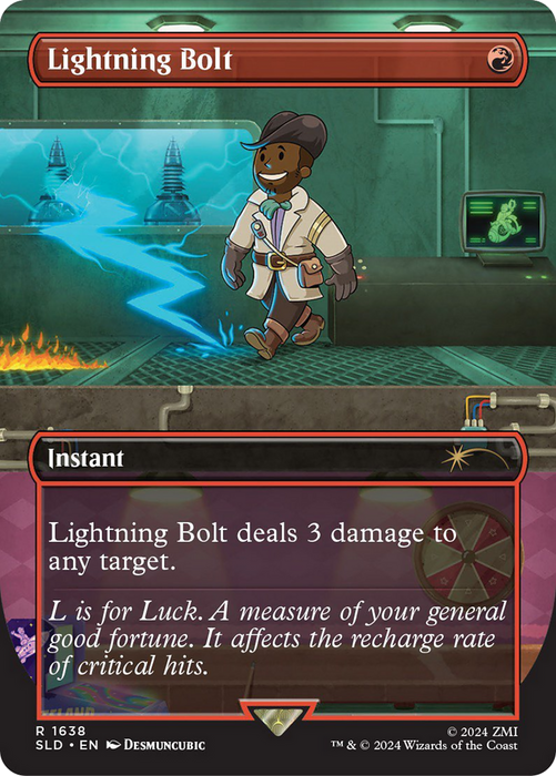 Lightning Bolt (SLD-1638) - rare (Borderless)