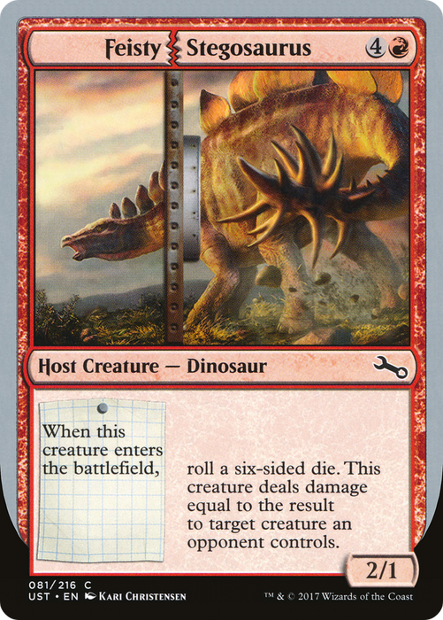 Feisty Stegosaurus (UST-081) - common