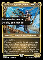 Satya, Aetherflux Genius (M3C-150) - mythic - Etched Foil