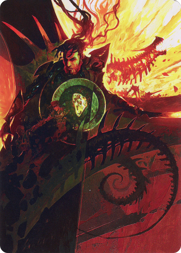Mishra's Command // Mishra's Command (ABRO-033) - common (Borderless) - Foil