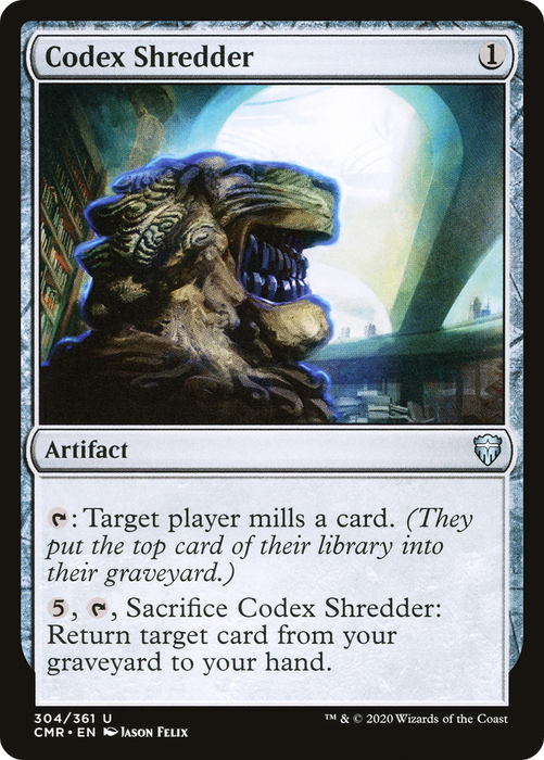 Codex Shredder (CMR-304) - uncommon - Foil