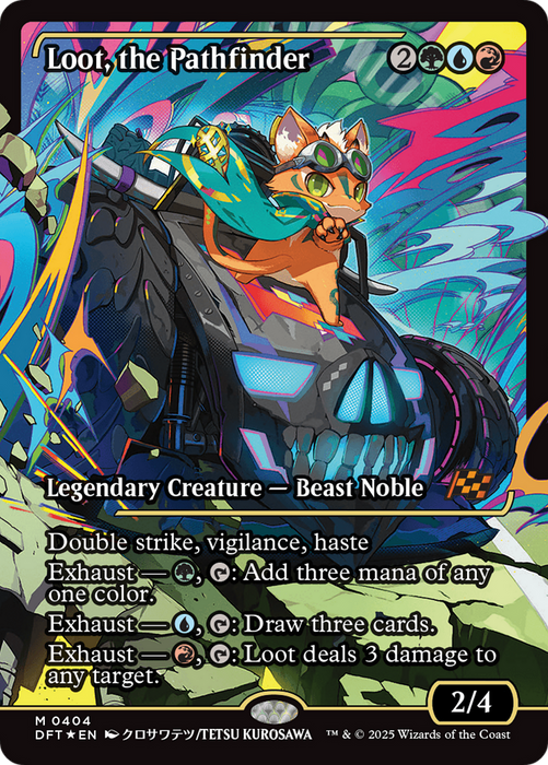 Loot, the Pathfinder (DFT-404) - mythic: (Showcase) - Foil