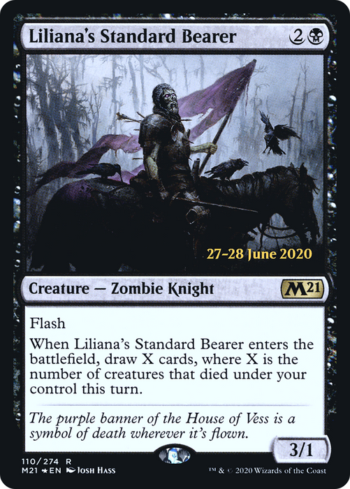 Liliana's Standard Bearer (PRE-110S) - rare - Foil