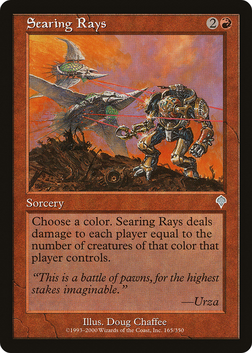 Searing Rays (INV-165) - uncommon - Foil