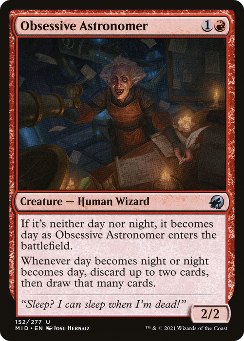 Obsessive Astronomer (MID-152) - uncommon